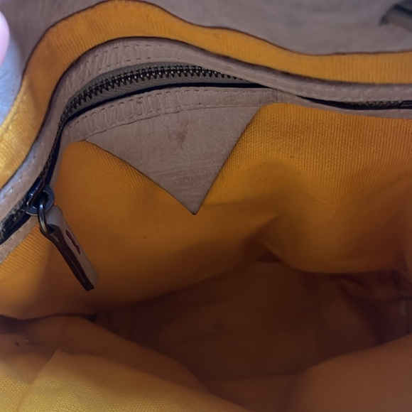 BURGUNDY ASSEMBLAGE Calfskin bucket bag - Picture 2 of 10